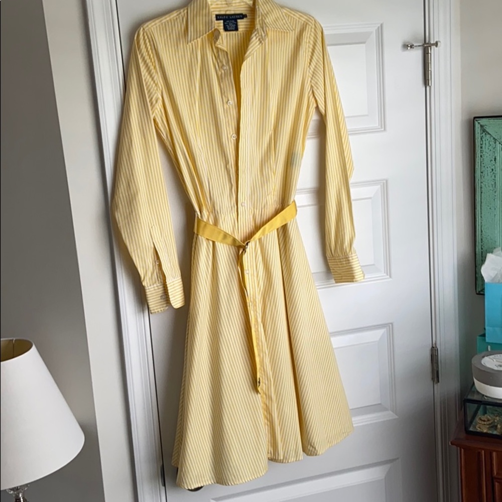 Ralph Lauren Striped Shirt Dress